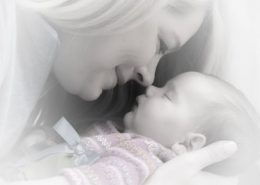 newborn baby and mother