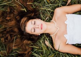 relaxed and sleeping