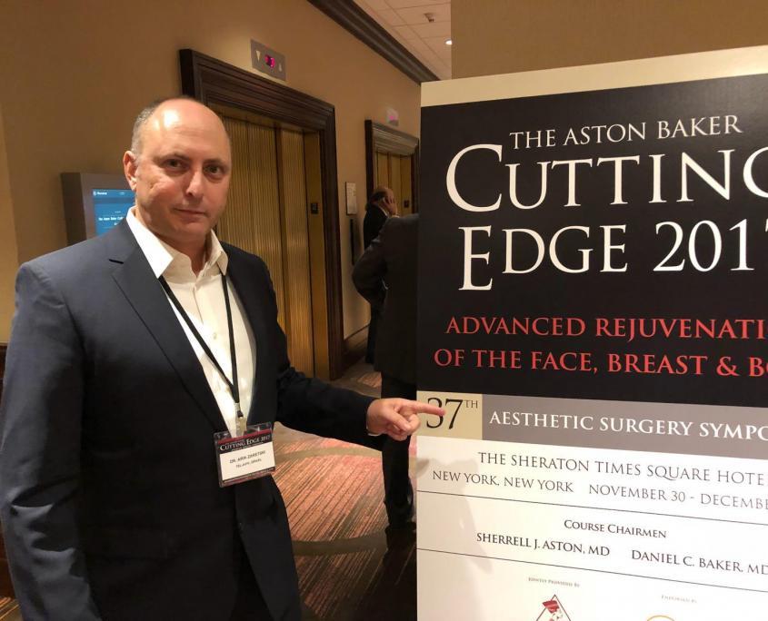 ד"ר אריק זרצקי בכנס CUTTING EDGE לכירורגיה אסתטית, ניו יורק 2017