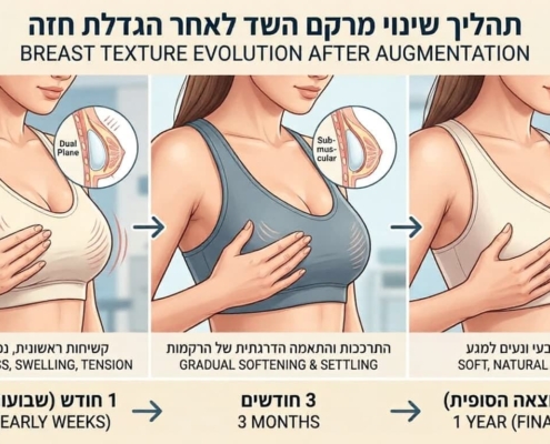 מרקם השד לאחר ניתוח הגדלת חזה